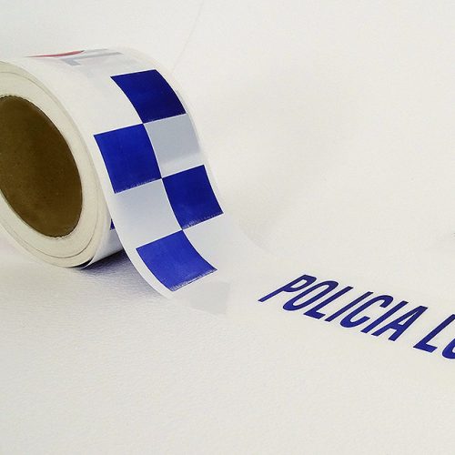 Cinta de balizamiento cuerpos seguridad. Cinta de balizamiento policia local.